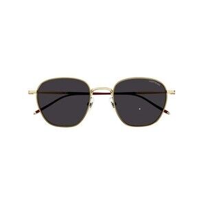 Montblanc Sunglasses With Geometric Frame And Gold-Tone Accents - NWT